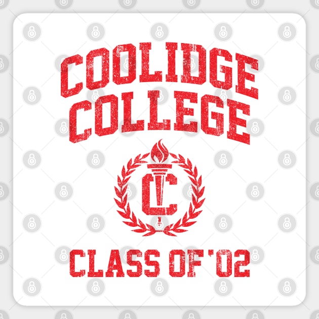 Coolidge College Class of 02 - Van Wilder (Variant) Magnet by huckblade